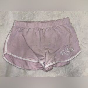 hollister light pink shorts in size small
